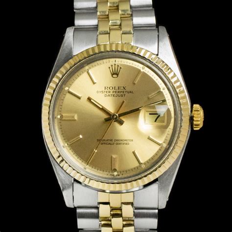 gold rolex 1601 for sale|Rolex datejust 1601 production years.